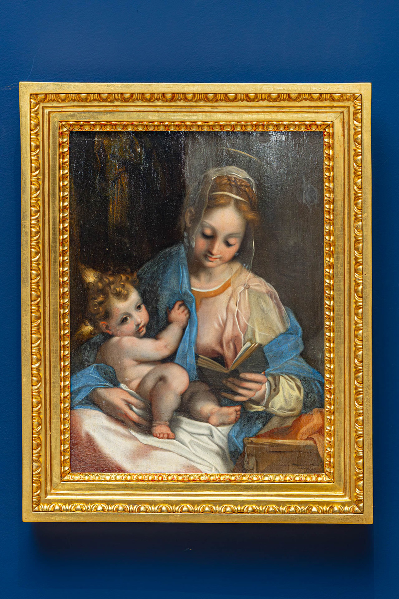 «Мадонна, читающая книгу». Ф. Бароччи. Италия, Рим. Конец XVI — начало XVII в.
