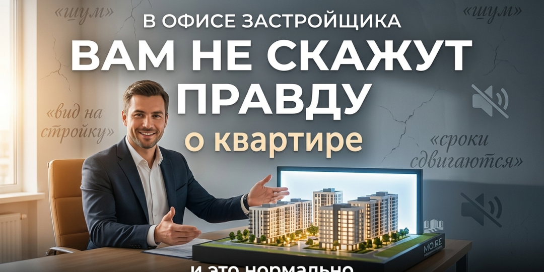 Почему в офисе застройщика вам не скажут правду о квартире.