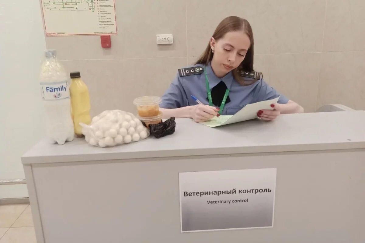    Более 60 кг еды изъяли у пассажиров в аэропорту Красноярска и сожгли