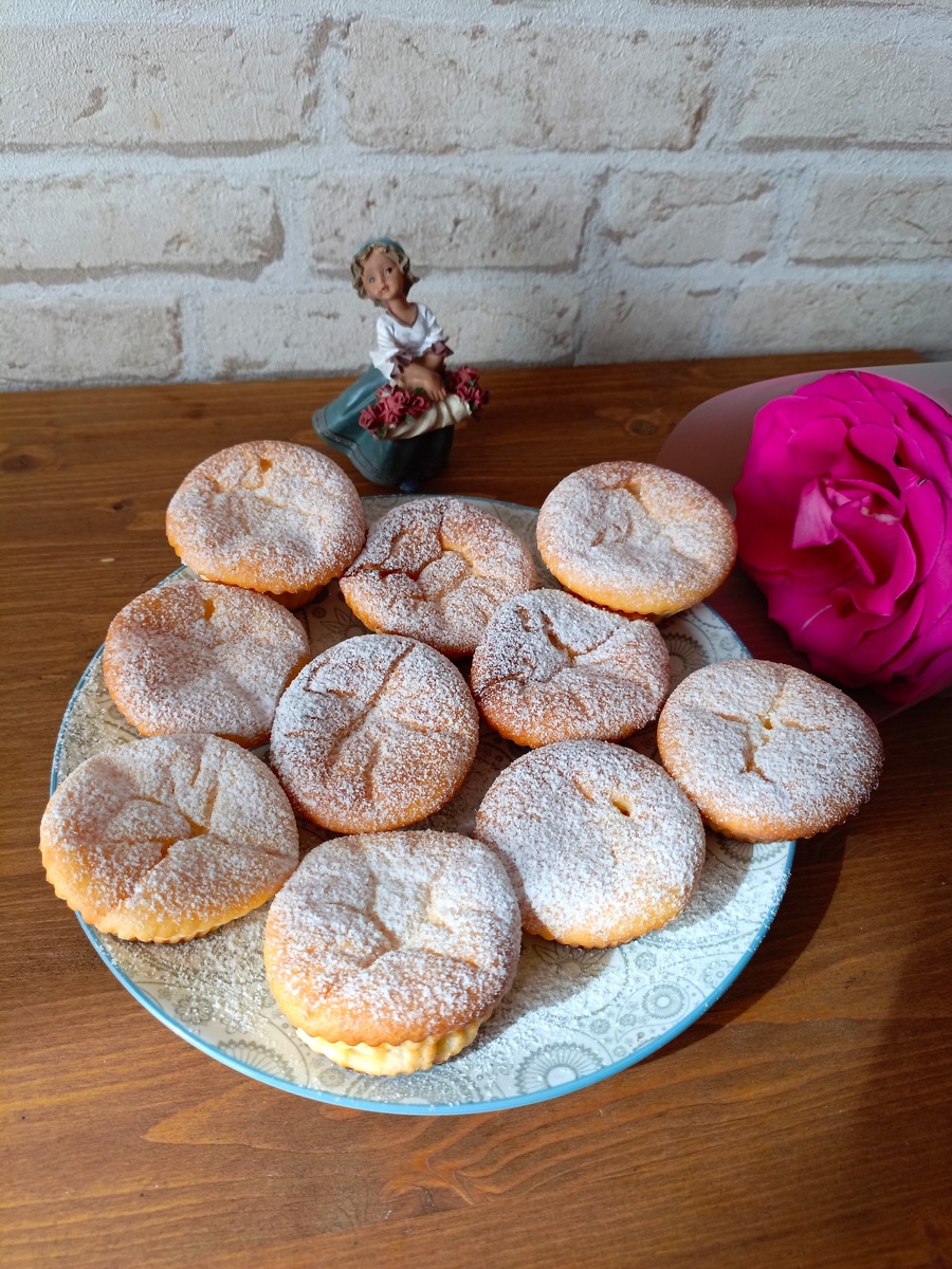 Творожные кексы. Фото автора 