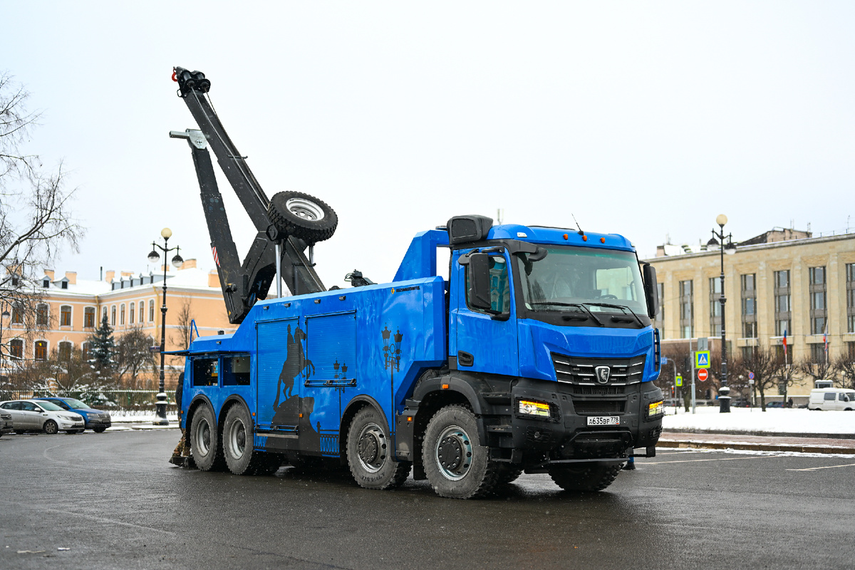 Эвакуатор грузоподъемностью 60 тонн