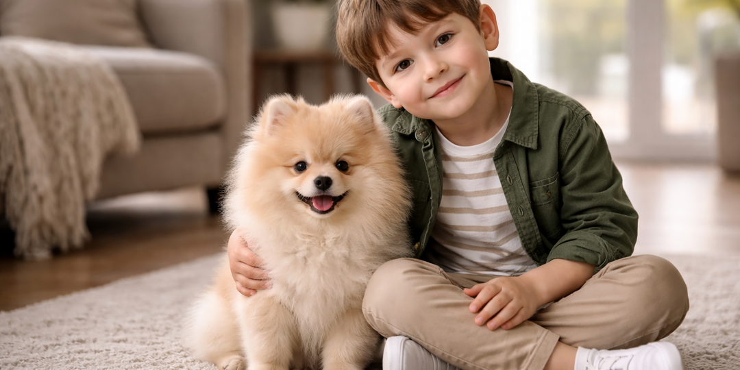 Померанский шпиц и дети: идеальный друг или капризный ревнивец