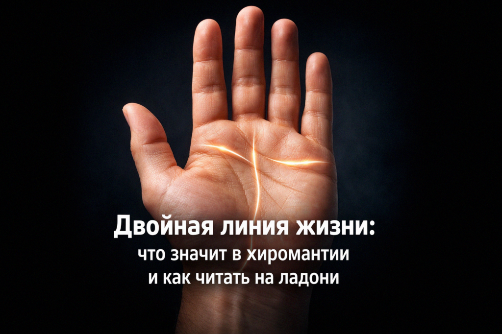    Объяснение двойной линии жизни в хиромантии admin