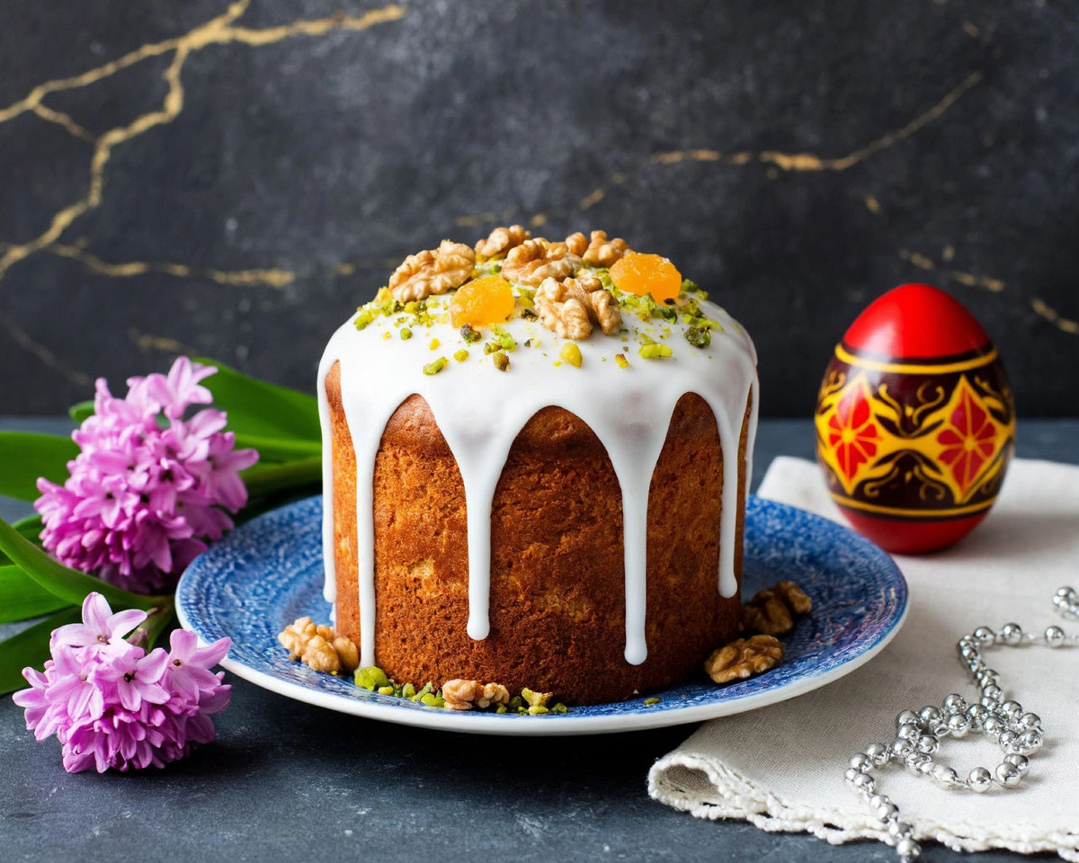 Воздушные куличи на молоке с цукатами и грецкими орехами: идеальный пошаговый рецепт к Пасхе 🧁🥛🍍