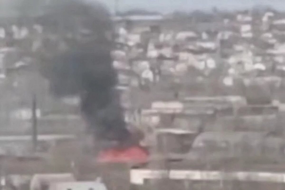    Кадрами крупного пожара в жилом секторе Волгограда поделились в Telegram