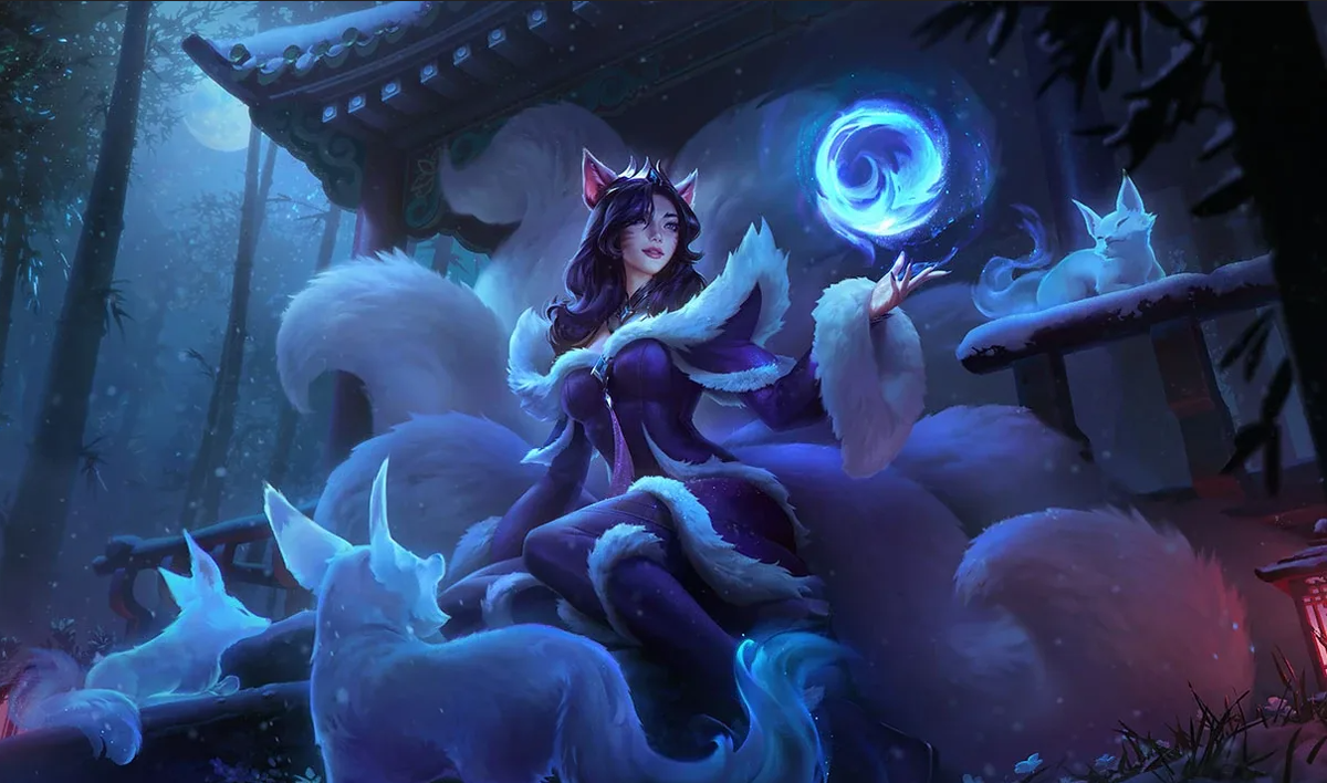 Арт с Ари из игры "League of Legends"