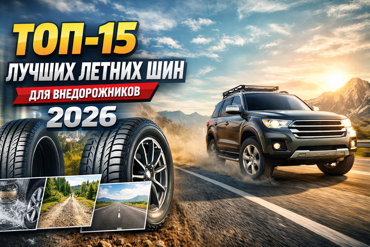 ТОП-15 летних шин для SUV и внедорожников