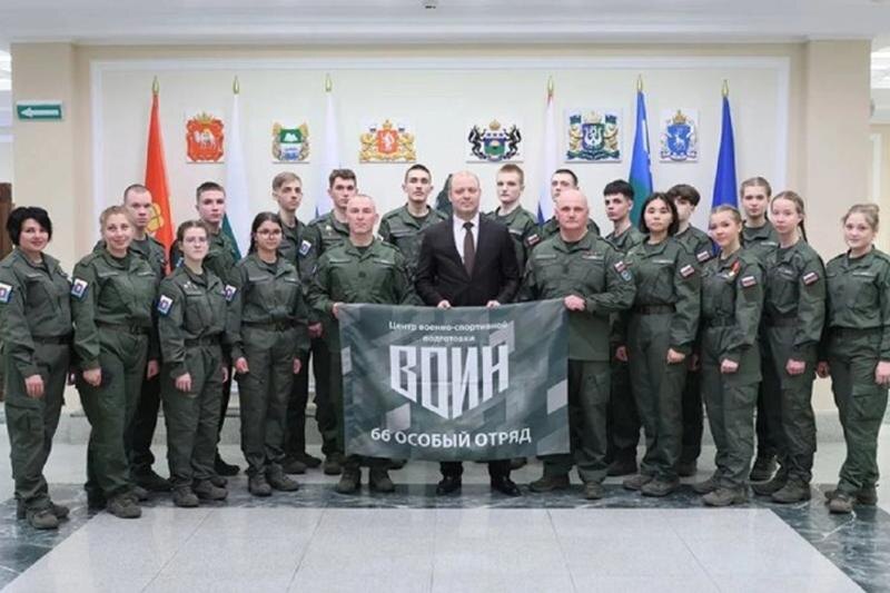    Фото пресс-службы полпредства в УрФО. Воспитанники центра «ВОИН»