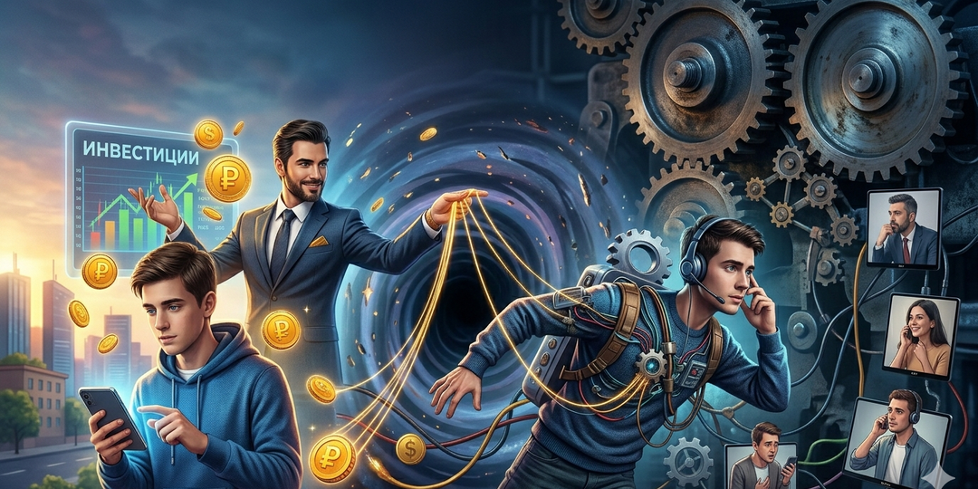 ⚠️ Вас могут превратить в мошенника: как «инвесторы» втягивают людей в обман других