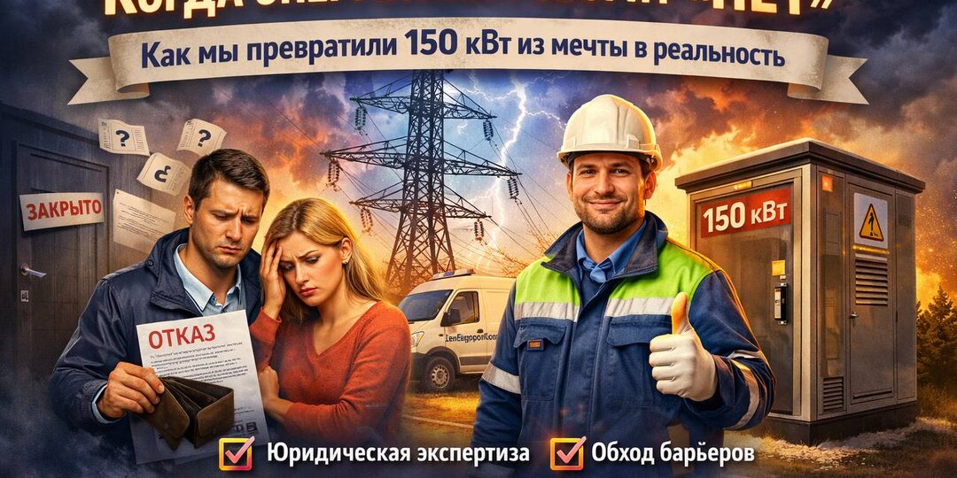 Когда энергетики говорят «нет»: как мы превратили 150 кВт из мечты в реальность