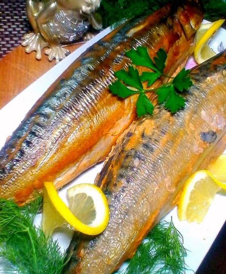 Запечённая скумбрия