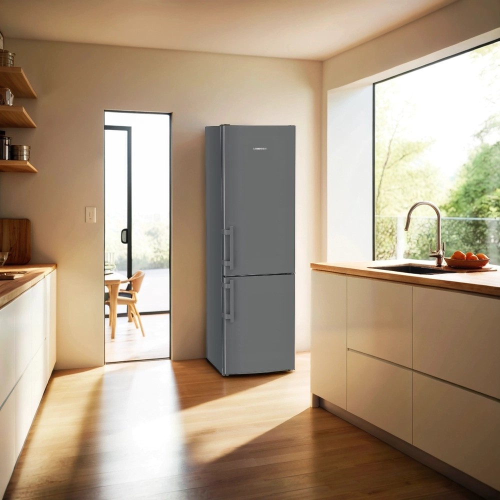 Внешние ручки с интегрированным толкателем в холодильнике Либхерр