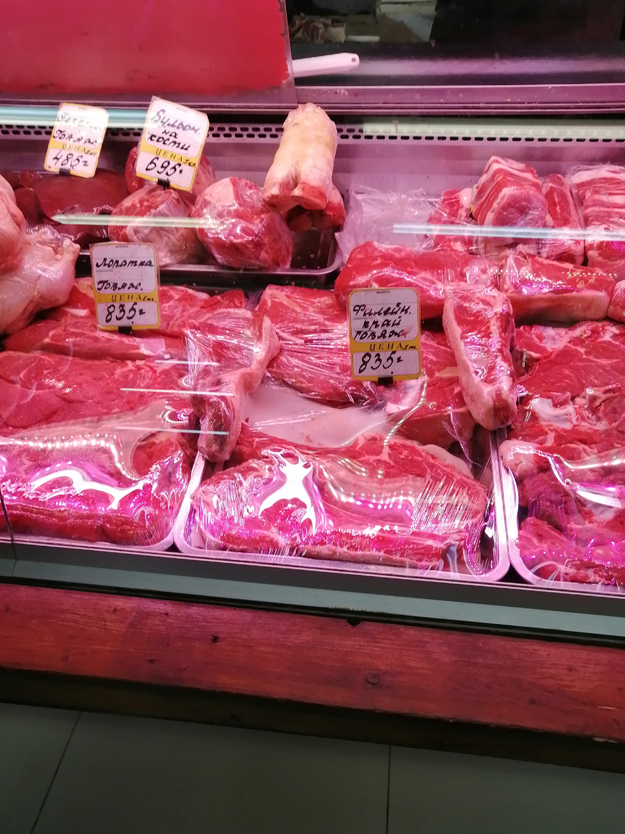 Цены на мясо.