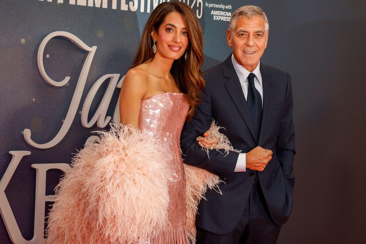    Джордж и Амаль Клуни на "Золотом глобусе" LEGION-MEDIA