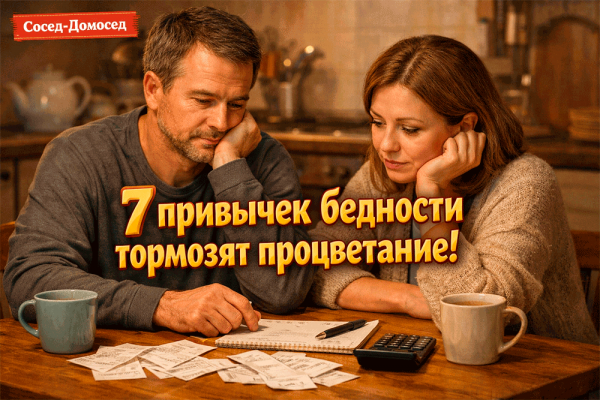7 привычек бедности, которые каждый месяц тихо жуют ваш бюджет: деньги вроде были, а потом – хрум, и нет 😅