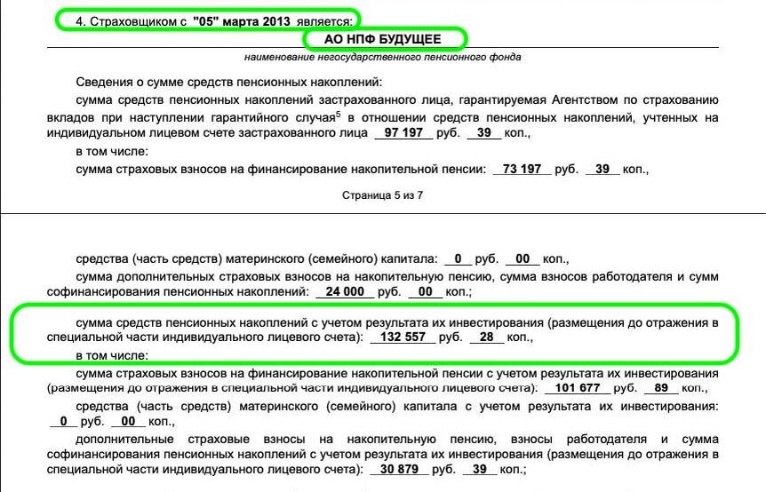 Выписка из Госуслуг