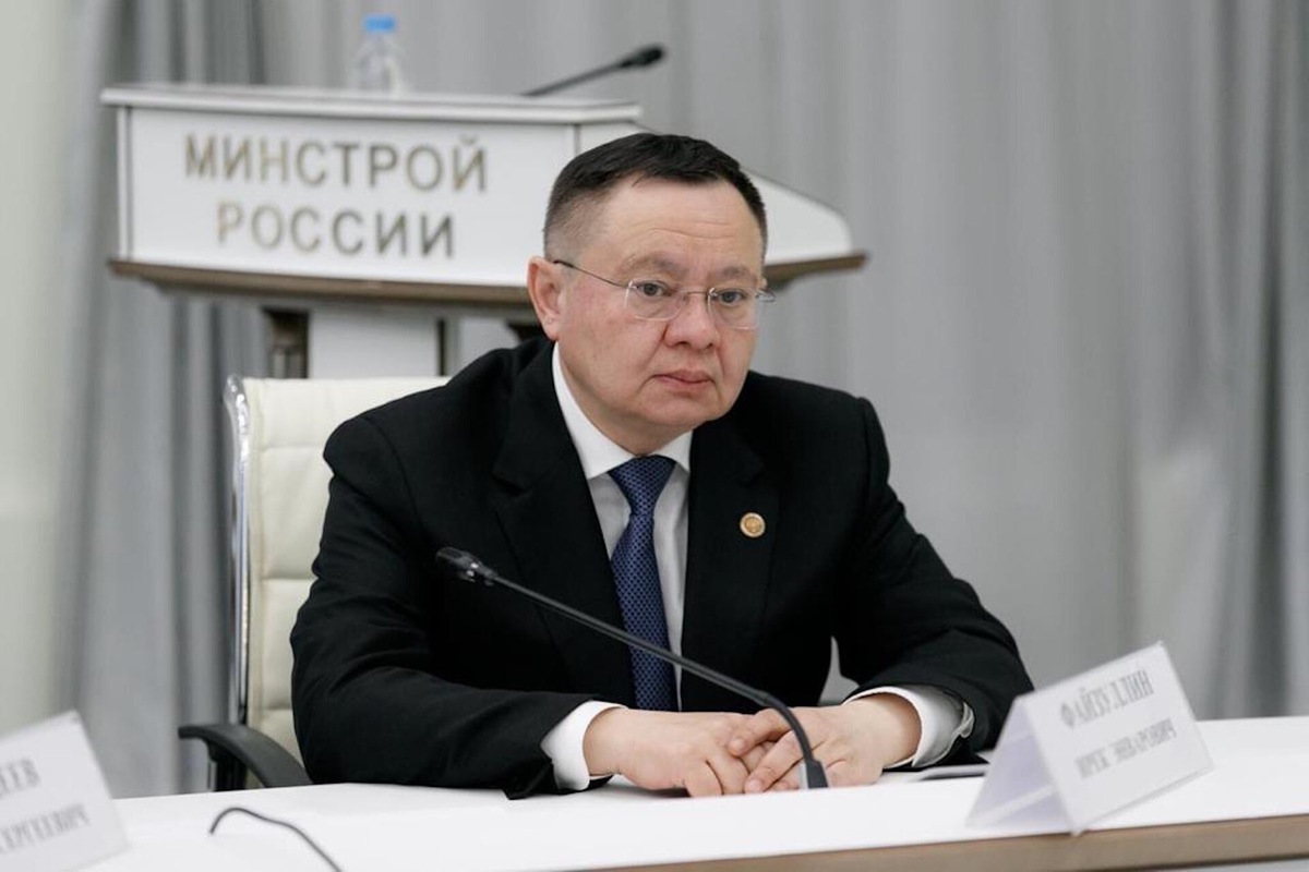   Ирек Файзуллин, министр строительства и жилищно-коммунального хозяйства Российской Федерации. Источник: официальный сайт Министерства строительства России.