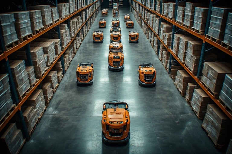 Внутри склада будущего: как роботы-шаттлеры заменили тысячи грузчиков.