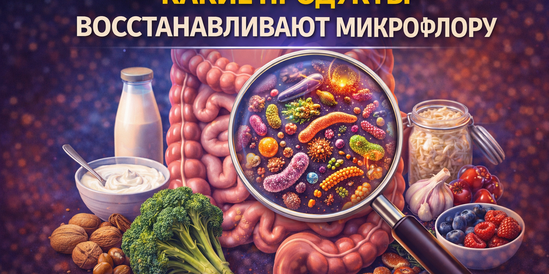 Какие продукты восстанавливают микрофлору — и что реально работает после 50?