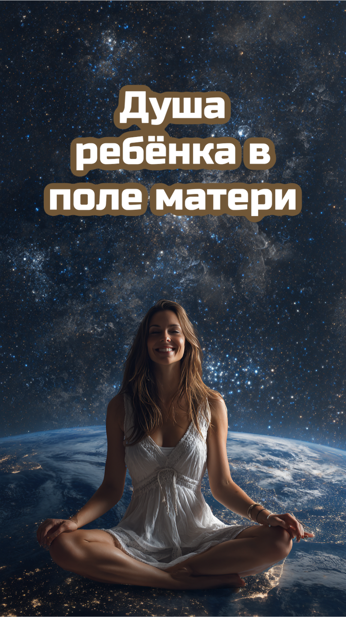 Душа ребёнка в поле матери 