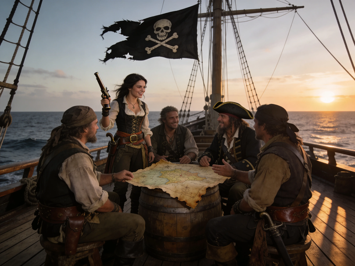 Капитана выбирали голосованием. Добычу делили строго по правилам. За потерю руки в бою платили 600 пиастров — годовой заработок матроса на королевском флоте. На пиратском корабле все были равны. Цвет кожи не имел значения. Женщины сражались наравне с мужчинами. Это была не сказка. Это была реальность, которая продержалась полвека, пока её не уничтожили объединённые флоты. Но память осталась.