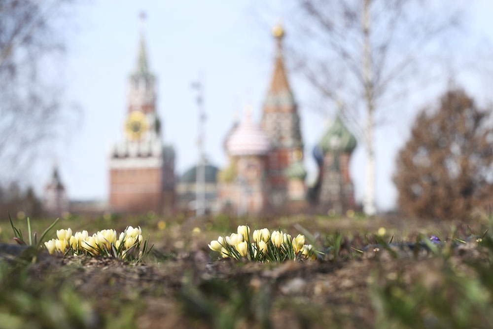   Март 2026 года в Москве стал рекордно теплым: среднемесячная температура достигла 4,5 °C. / Фото: Григорий Сысоев / РИА Новости