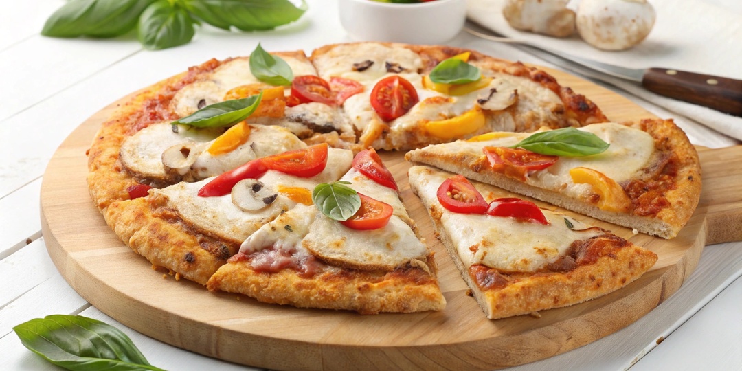 Пицца без теста: мой секрет куриной основы и лёгкой начинки