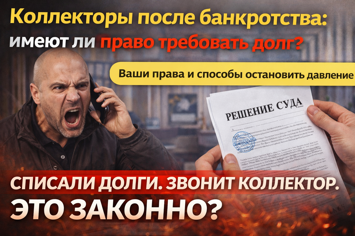 Коллекторы после банкротства: имеют ли право требовать долг?