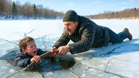 Сбежавший из детдома мальчик по имени Денис провалился под лёд. Иван спас его. А он отблагодарил его