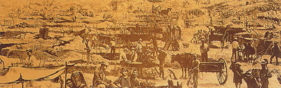 «Алмазная лихорадка» в Кимберли, 1870-е годы