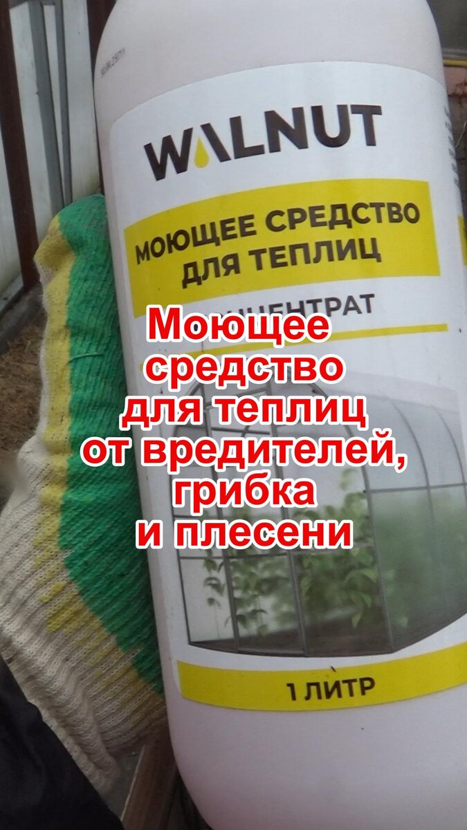 Моющее средство для теплиц от вредителей, грибка и плесени