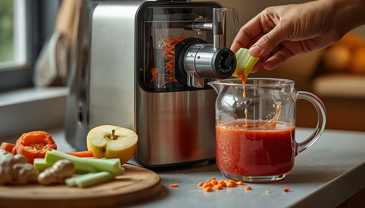 Шнековая соковыжималка