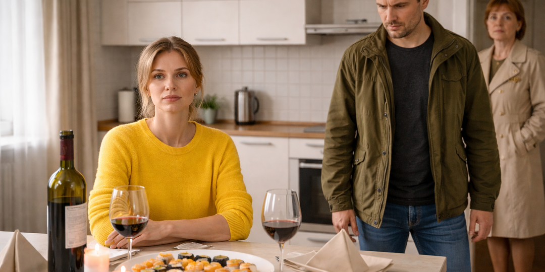 Устроила романтический ужин, называется…