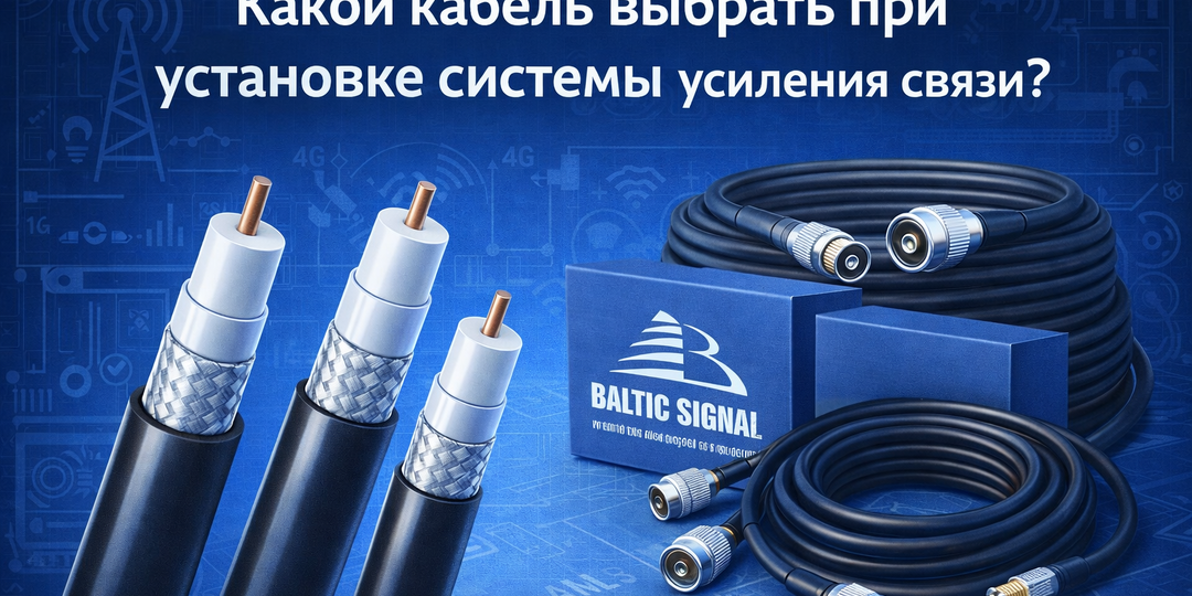 Какой кабель выбрать при установке системы усиления связи?