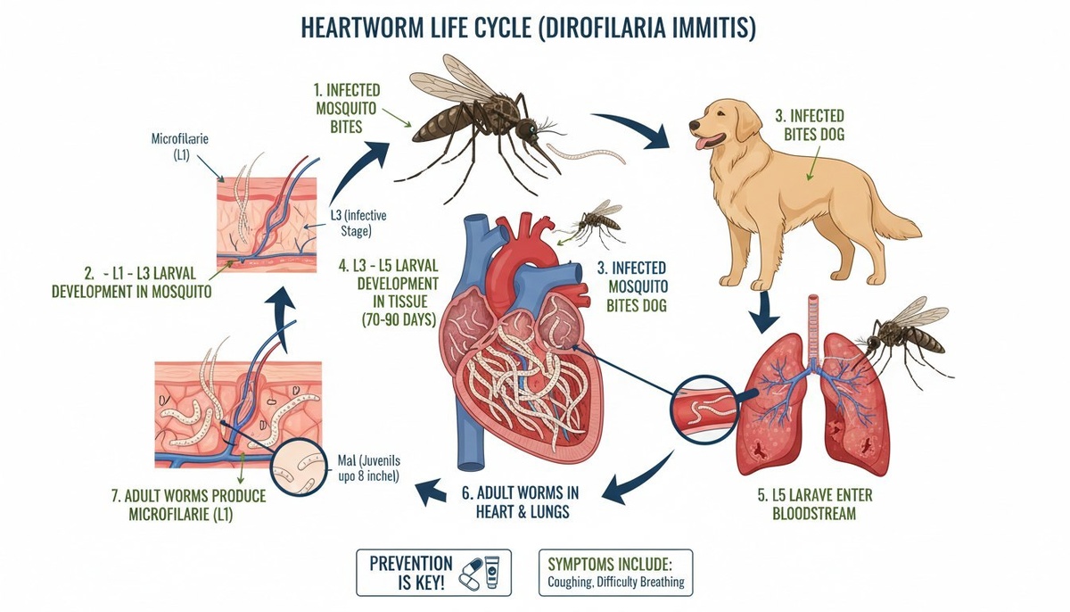     Распространение дирофиляриоза / Сгенерировано с помощью ИИ