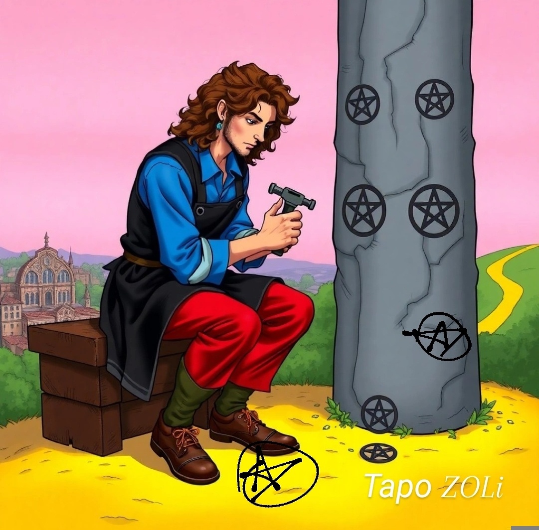 Восьмерка Пентаклей Таро ZOLi 