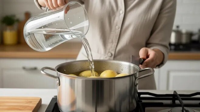 Не спешите выливать воду после варки картошки: показываю, как копеечное средство заменяет удобрения и улучшает выпечку