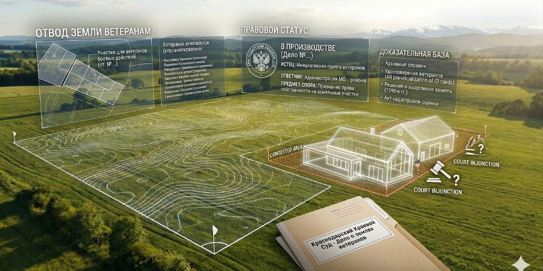 Земля для ветеранов СВО на Кубани: Чуда не будет. Забирать свой участок в 2026 году только через суд.