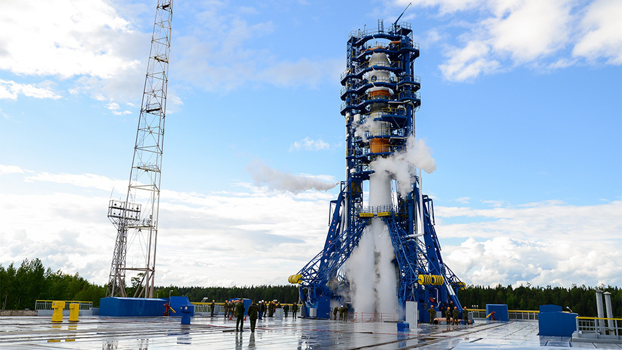     Ракета «Союз-2.1а» на старте   
mil. ru