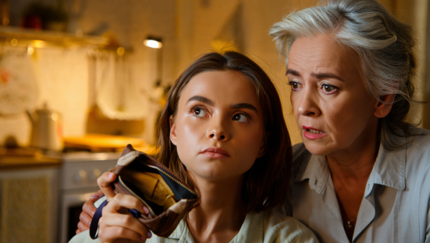 «Кирюша не мог, он смирный» — сказала свекровь, но кошелёк в закрытой сумке уже говорил другое