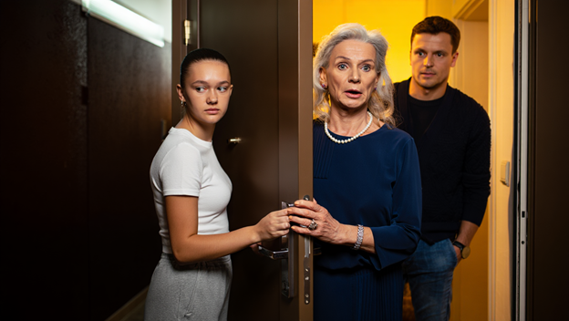 «Не звони заранее — не войдёшь», — сказала я свекрови, и в прихожей воцарилась тишина