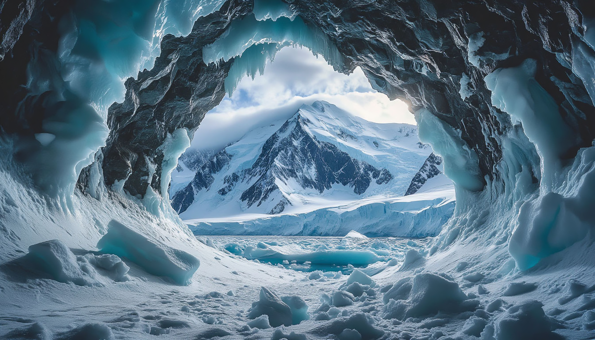 Вход в пещеру оттаял, и мы смогли её изучить.