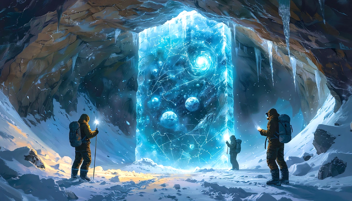 В пещере находился удивительный артефакт.