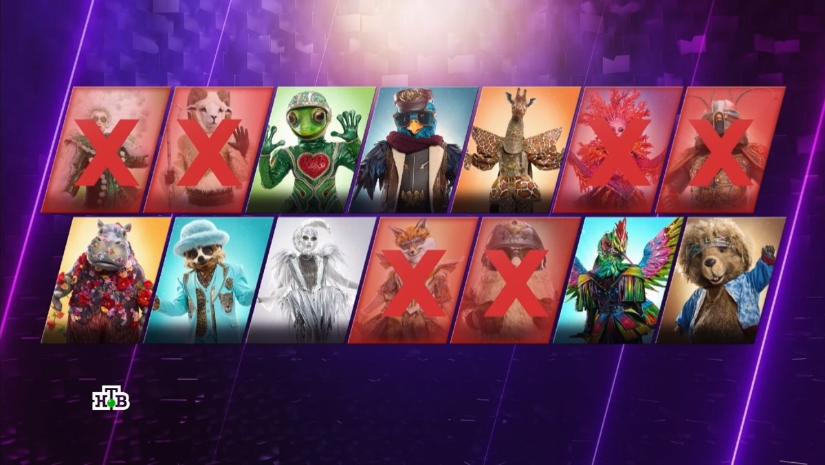 Таблица сезона после 7-го выпуска 