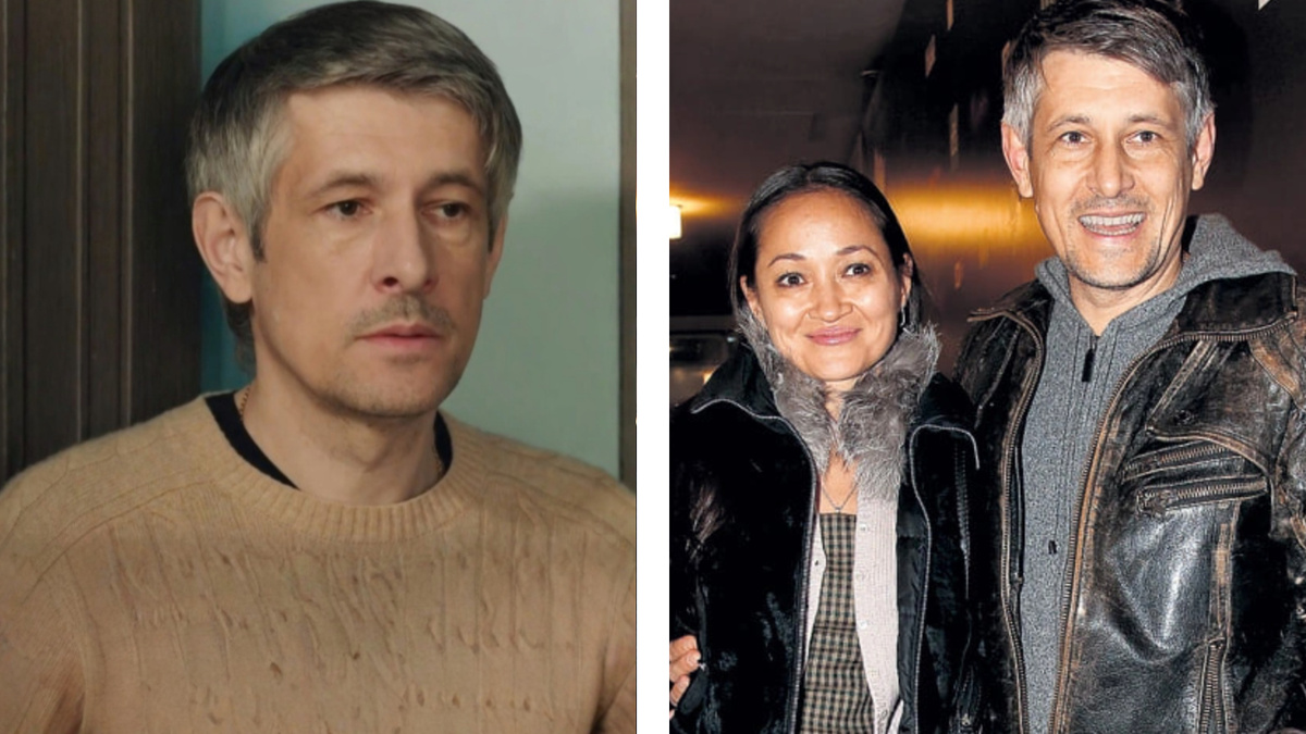 Денис с женой