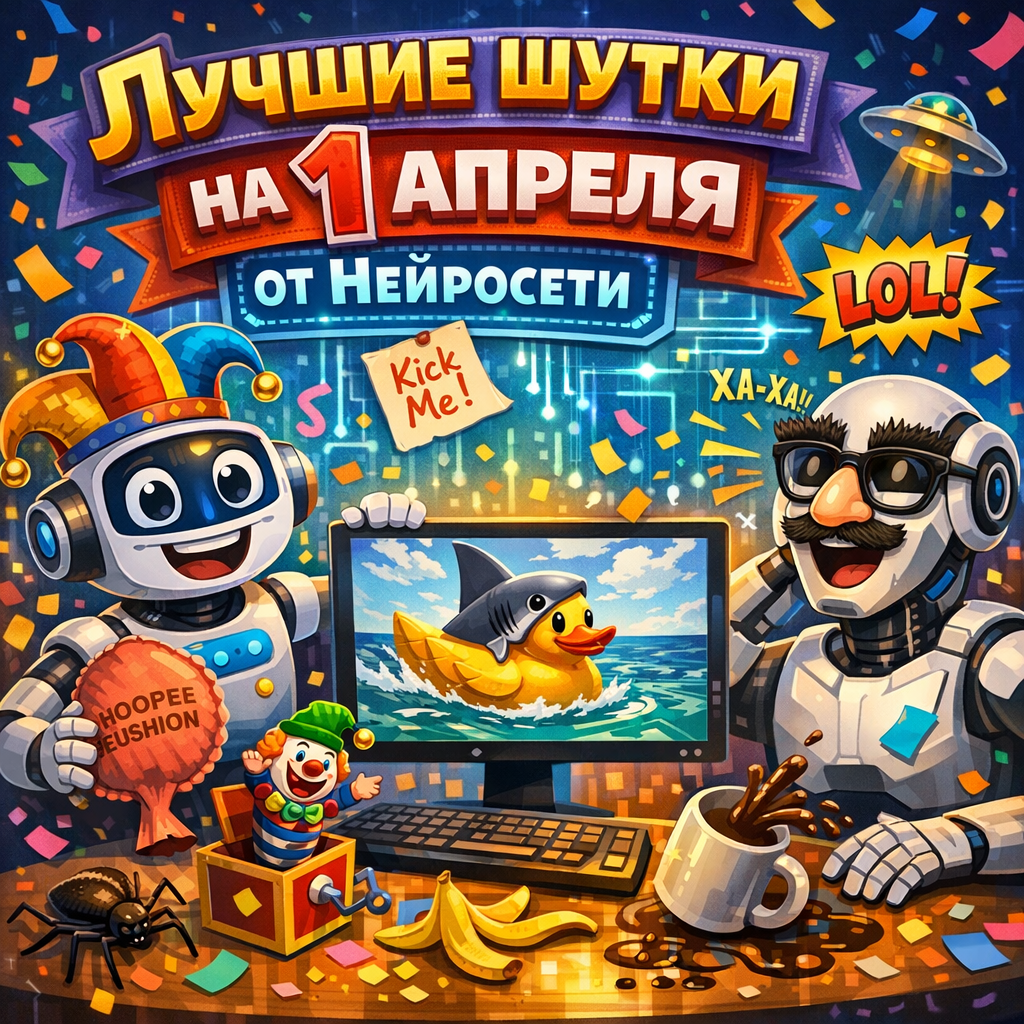 Лучшие приколы на 1 апреля от ИИ: когда технологии смеются над нами