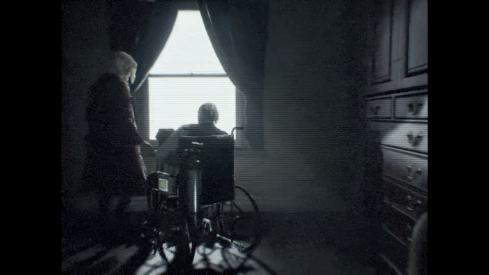 Gif картинка "Спенсер передаёт маленькую Грейс Алисс"