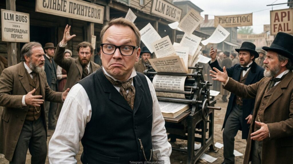    Анализ падения доверия на 40% из-за багов при использовании LLM и API Алексей Доронин