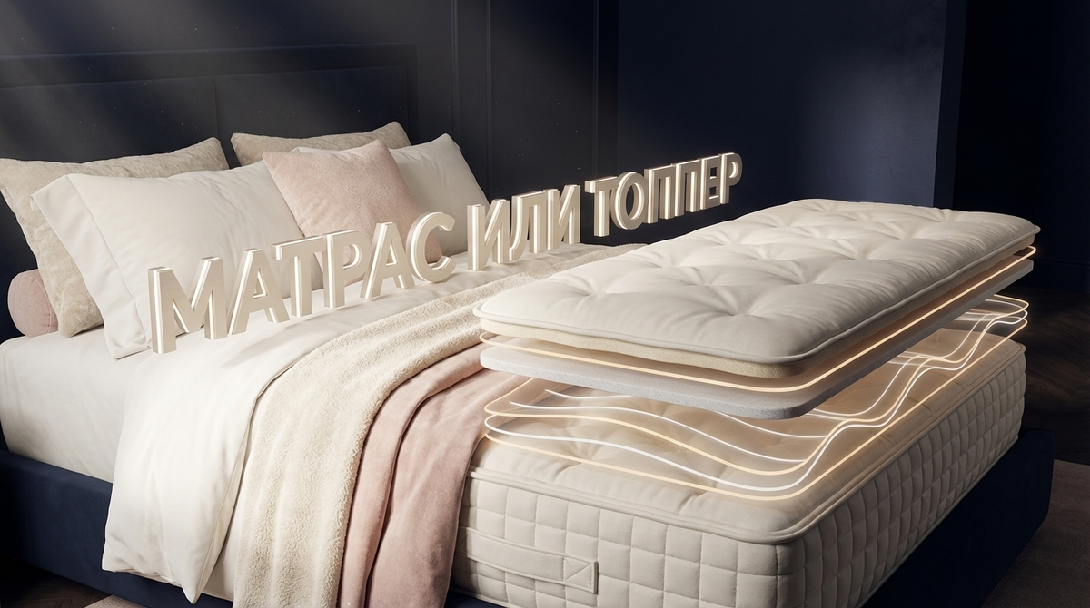    Порой выбрать между топпером и новым матрасом бывает непросто. Давайте разберемся, что же вам подойдет. sayomosleep