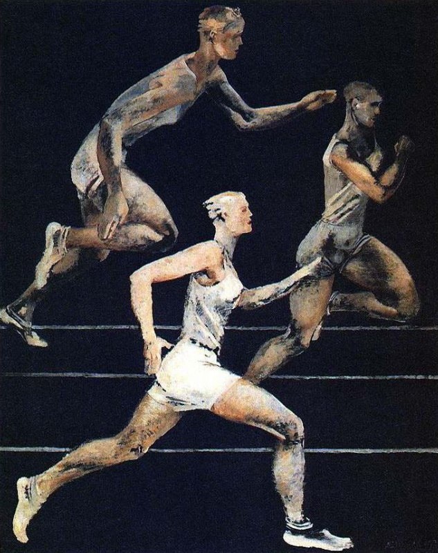Александр Дейнека, «Забег», 1930